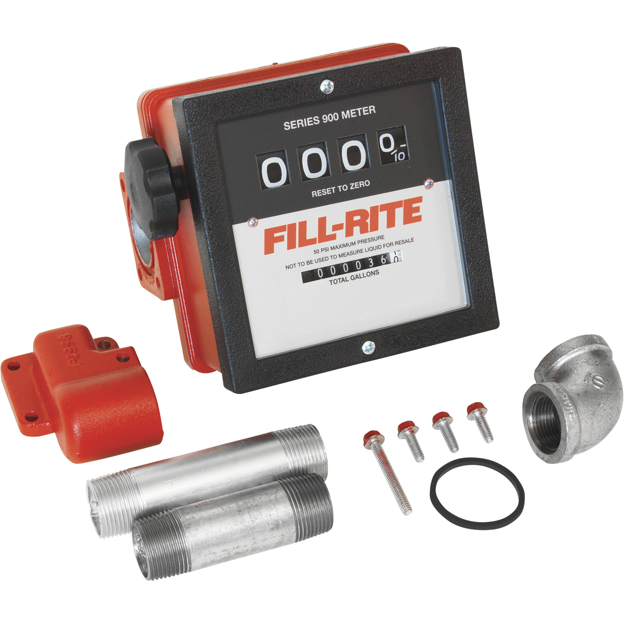 Fill-Rite Mechanical Fuel Meter, 1in., Model# 901CMK4200